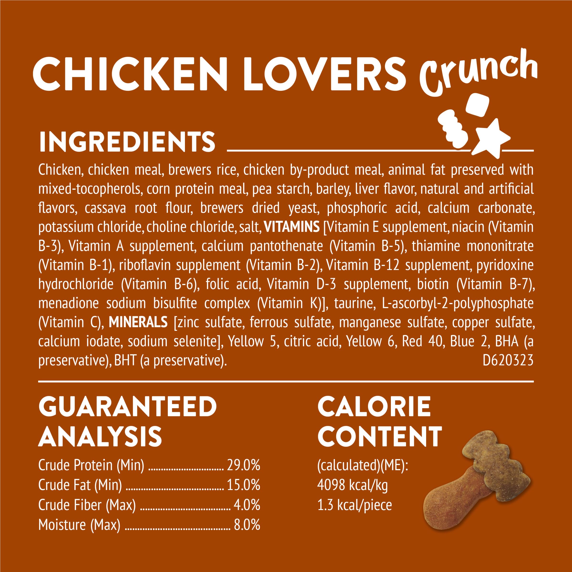 Purina Friskies Party Mix Chicken Lovers Crunch with Real Chicken Cat Treats - 30 oz Canister - Image 6