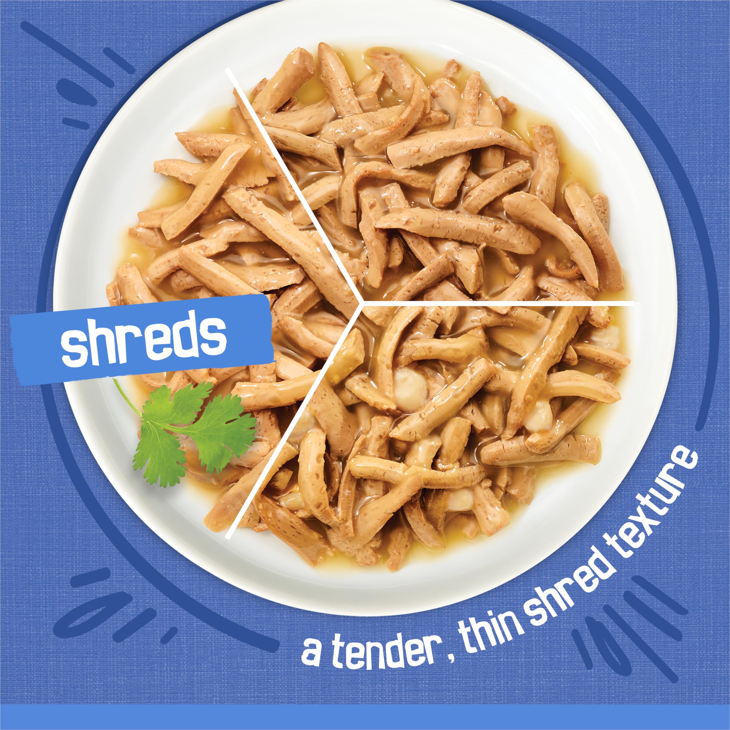 Purina Friskies Gravy Wet Cat Food Variety Pack, Shreds With Beef, With Chicken, and Turkey and Cheese Dinner - (Pack of 24) 5.5 oz. Cans - Image 6