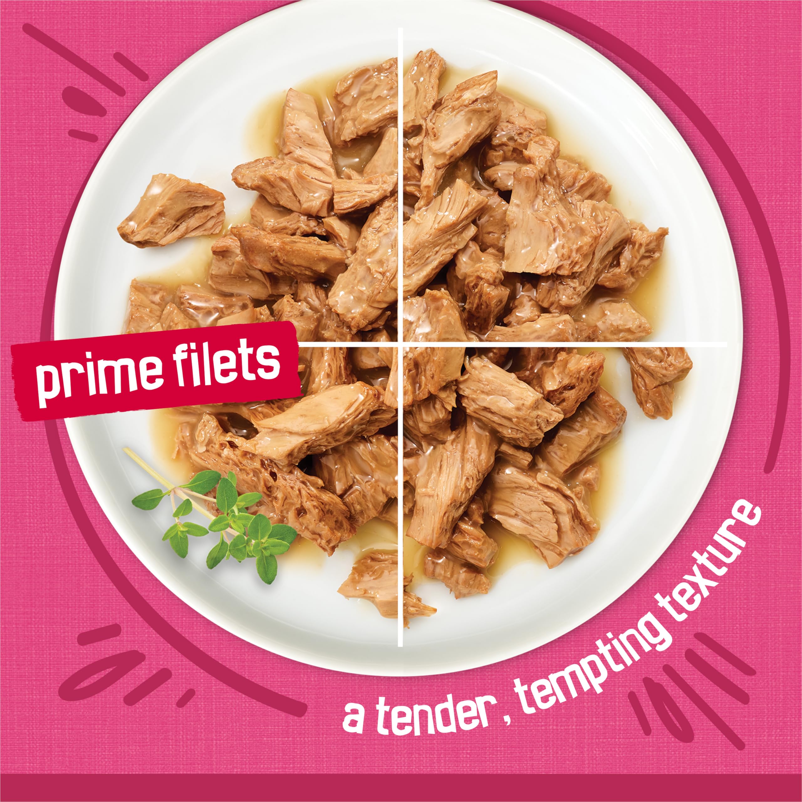 Purina Friskies Gravy Wet Cat Food Variety Pack, Surfin’ and Turfin’ Prime Filets Favorites - (Pack of 40) 5.5 oz. Cans - Image 3