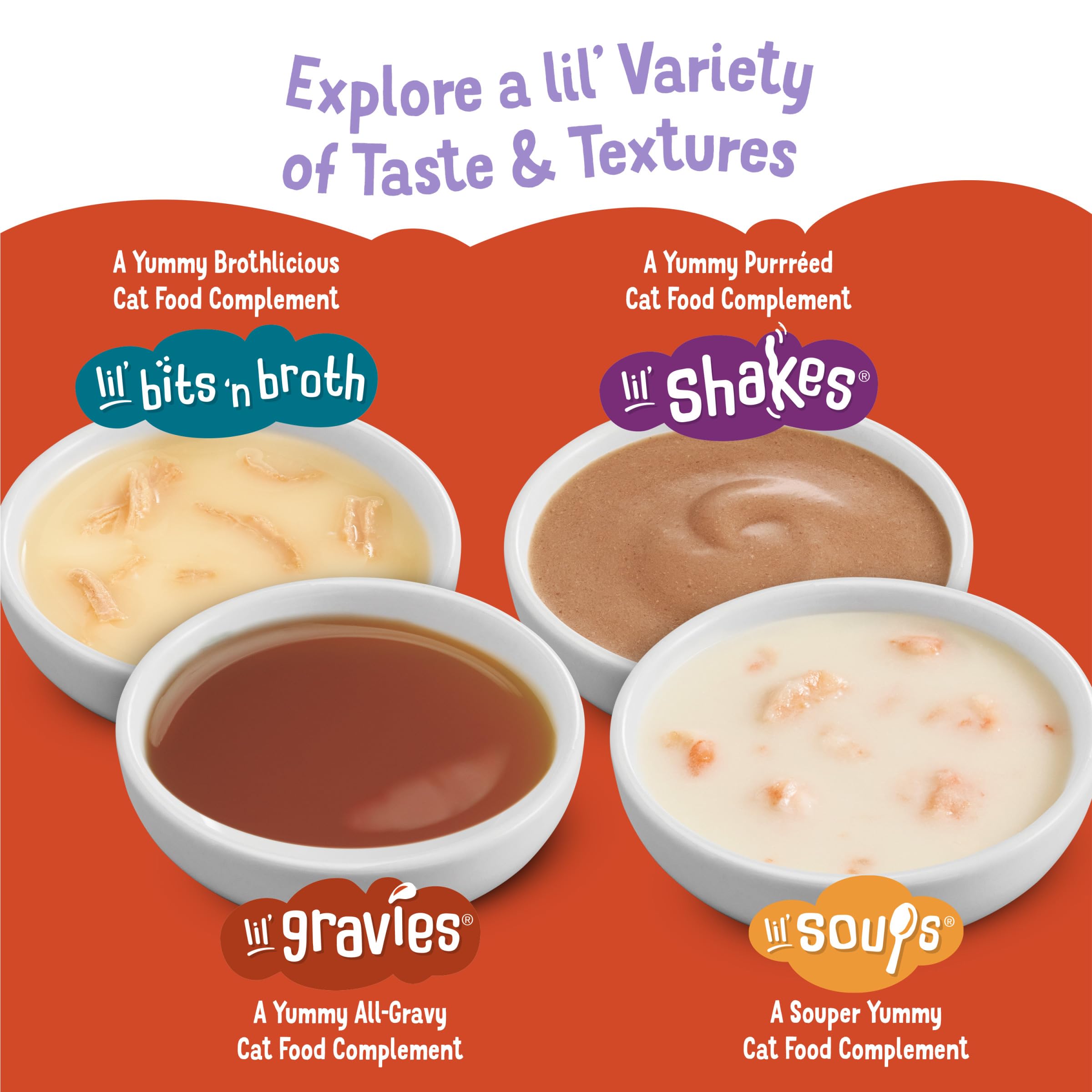 Purina Friskies Lil' Gravies Roasted Turkey Flavor Cat Food Lickable Cat Treats - (Pack of 16) 1.55 oz. Pouches - Image 6