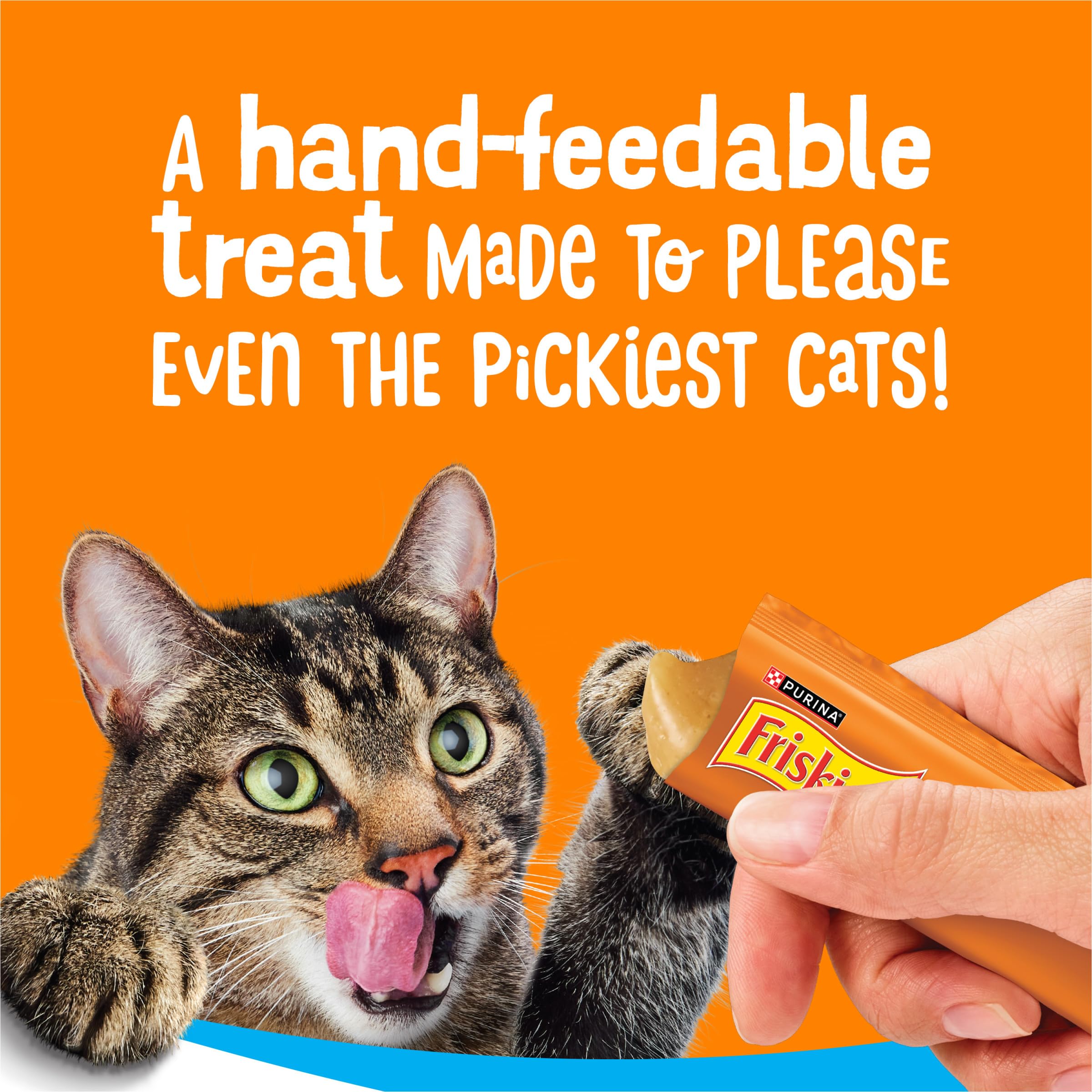 Purina Friskies Lil’ Lickables with Chicken Lickable Cat Treats - 16 oz (Pack of 32) - Image 8