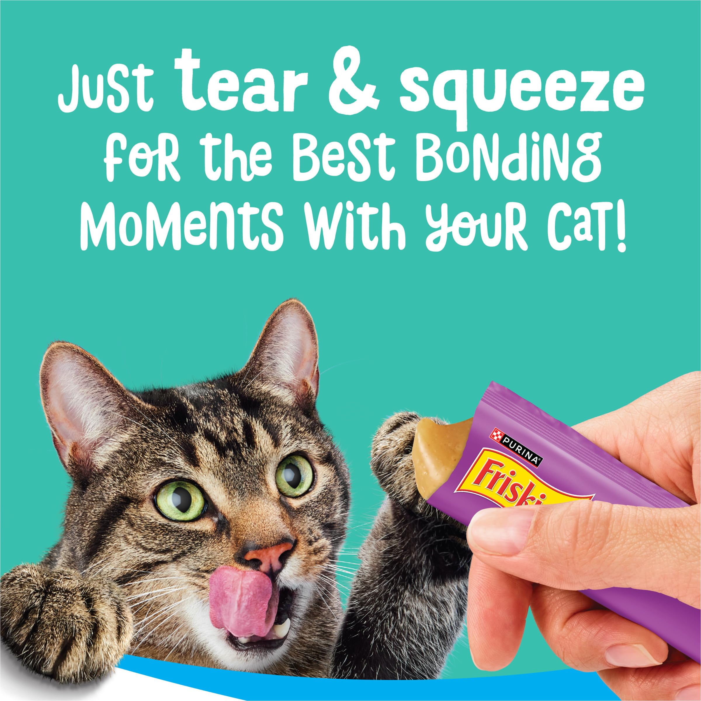 Purina Friskies Lil’ Lickables with Chicken, with Tuna or with Ocean Whitefish Variety Pack Lickable Cat Treats  - 10 oz. (Pack of 20) - Image 4