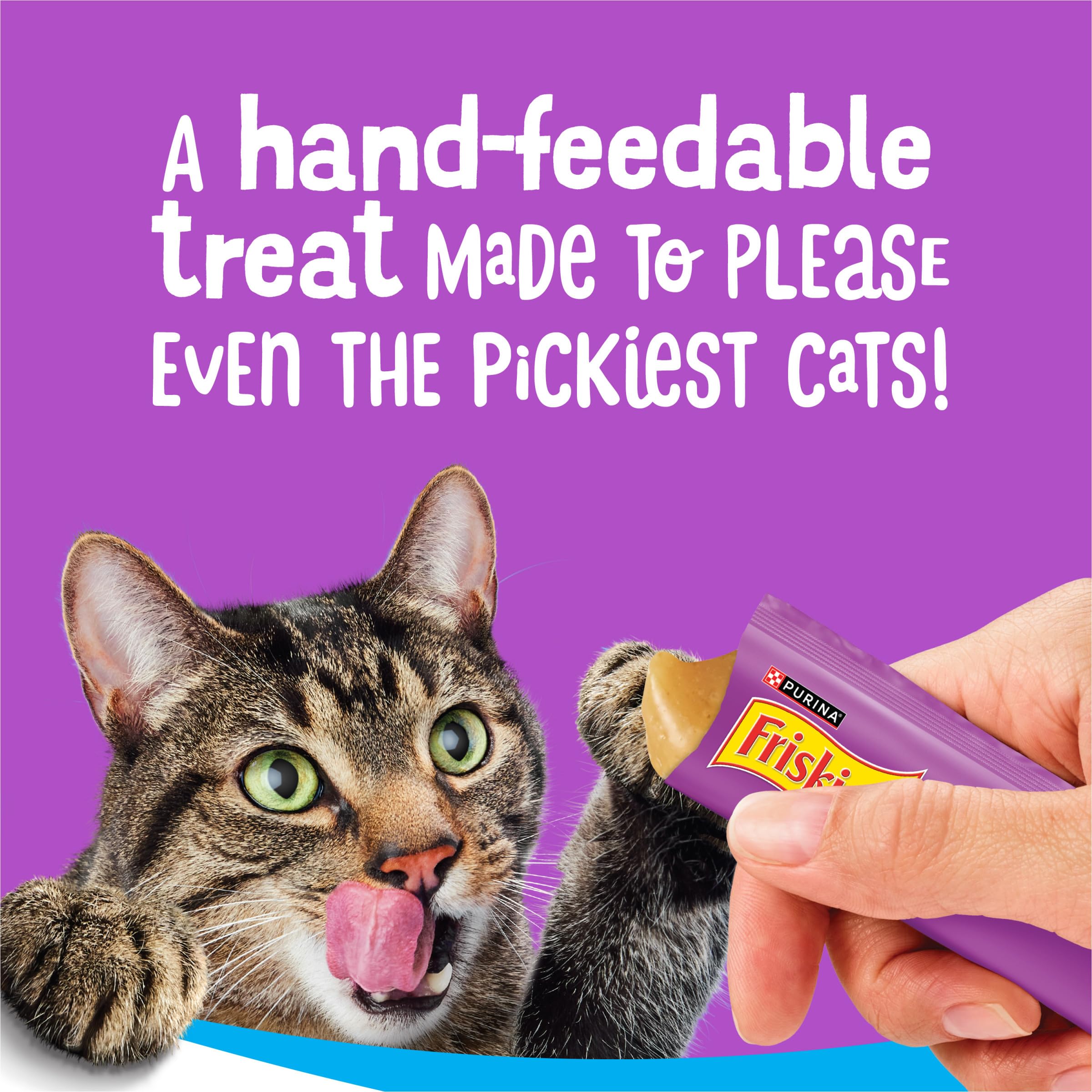 Purina Friskies Lil’ Lickables with Tuna Lickable Cat Treats - 16 oz (Pack of 32) - Image 8