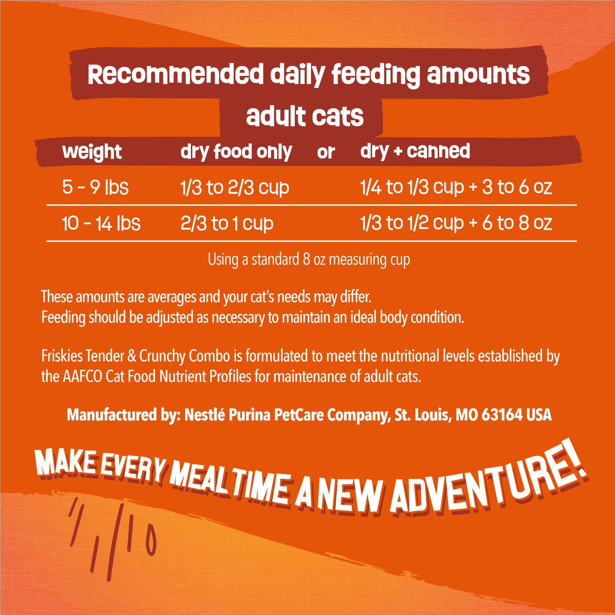 Purina Friskies Tender and Crunchy Combo with Flavors of Chicken, Beef, Carrots and Green Beans Dry and Tender Cat Food - 16 Lb. Bag (Packaging may vary) - Image 6