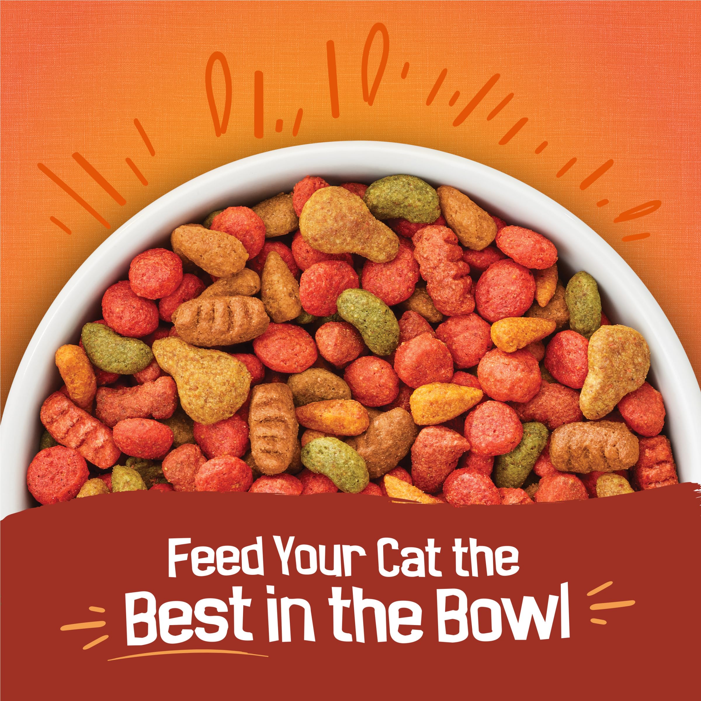 Purina Friskies Tender and Crunchy Combo with Flavors of Chicken, Beef, Carrots and Green Beans Dry and Tender Cat Food - 16 Lb. Bag (Packaging may vary) - Image 7