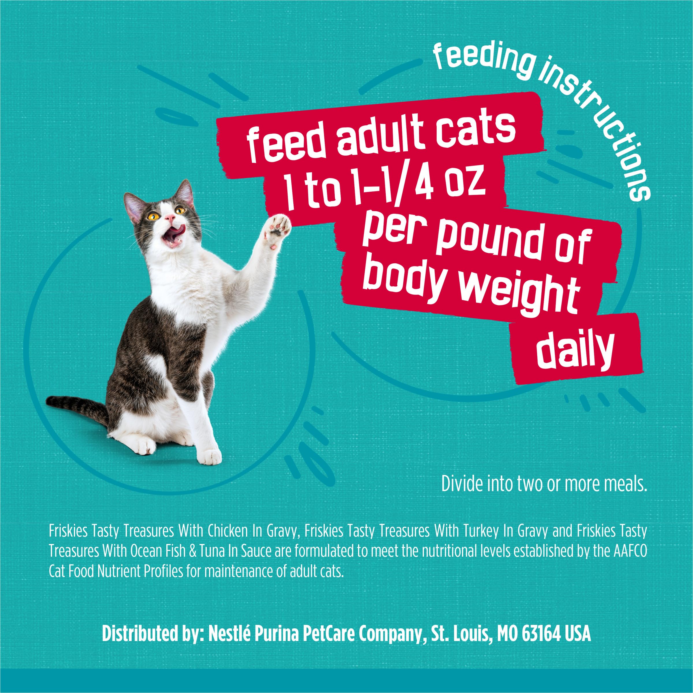 Purina Friskies Wet Cat Food Variety Pack, Tasty Treasures Prime Filets (With Ocean Fish and Tuna, With Chicken and With Turkey) - 5.5 Ounce (Pack of 12) - Image 10